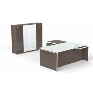 Potenza Series L-Shape Executive Desk from Corp Design