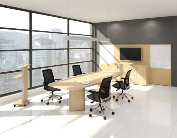 TFL Boat Shaped Conference Table