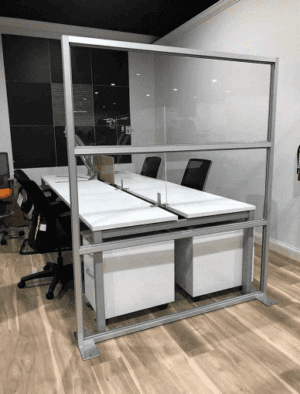 Aluminum Free standing Dividers