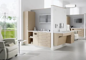 Forge Casework With Copilot Table and Kindera Recliner