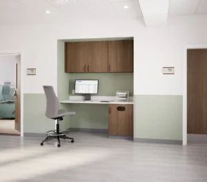 Forge Casework With Proxy Swivel and Kindera Recliner