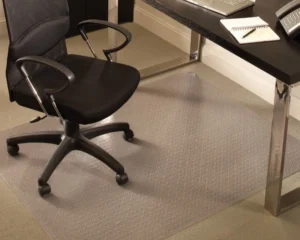 Everlife Chair Mat for Medium Pile Carpet, 46" x 60" Rectangle, Clear